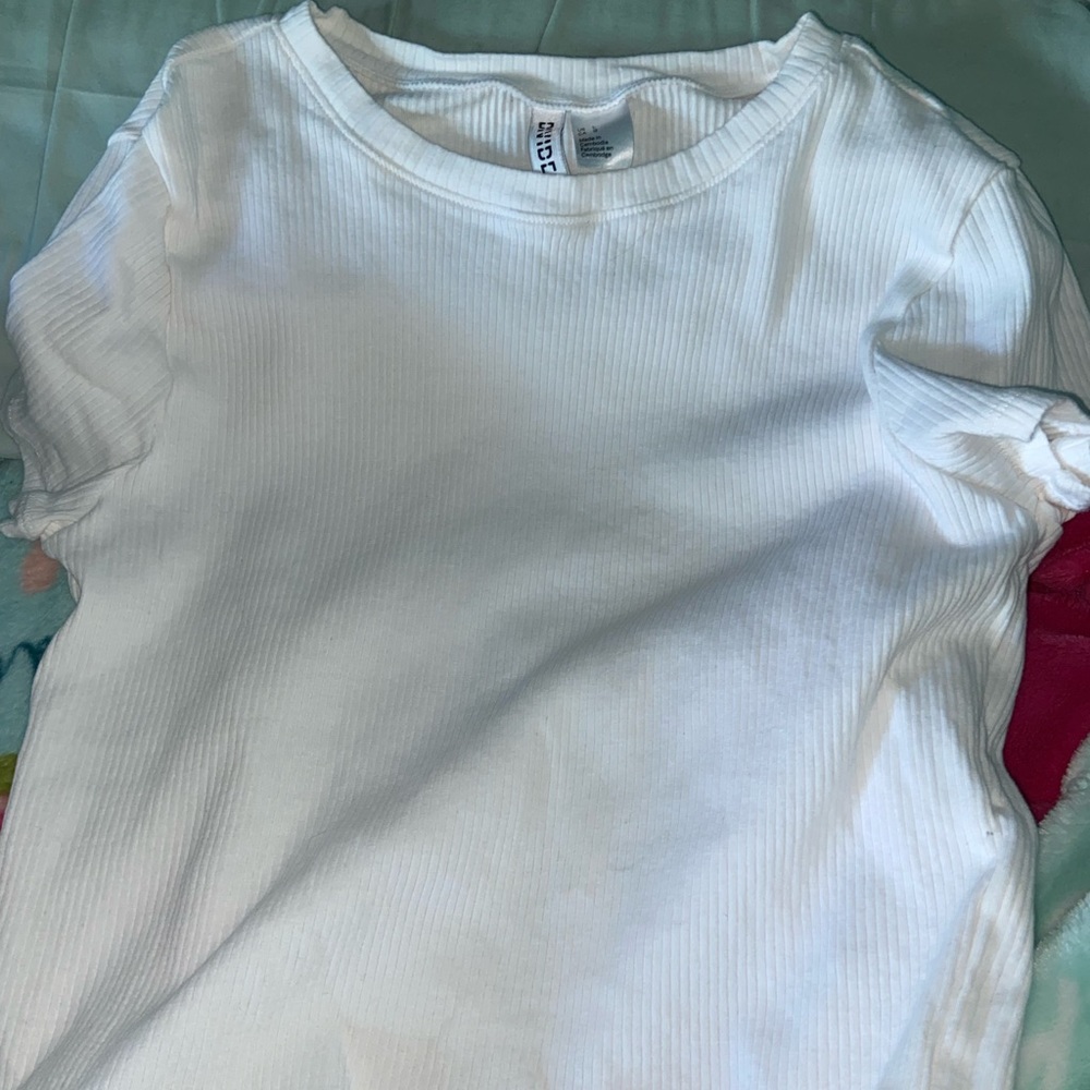 Divided white tee